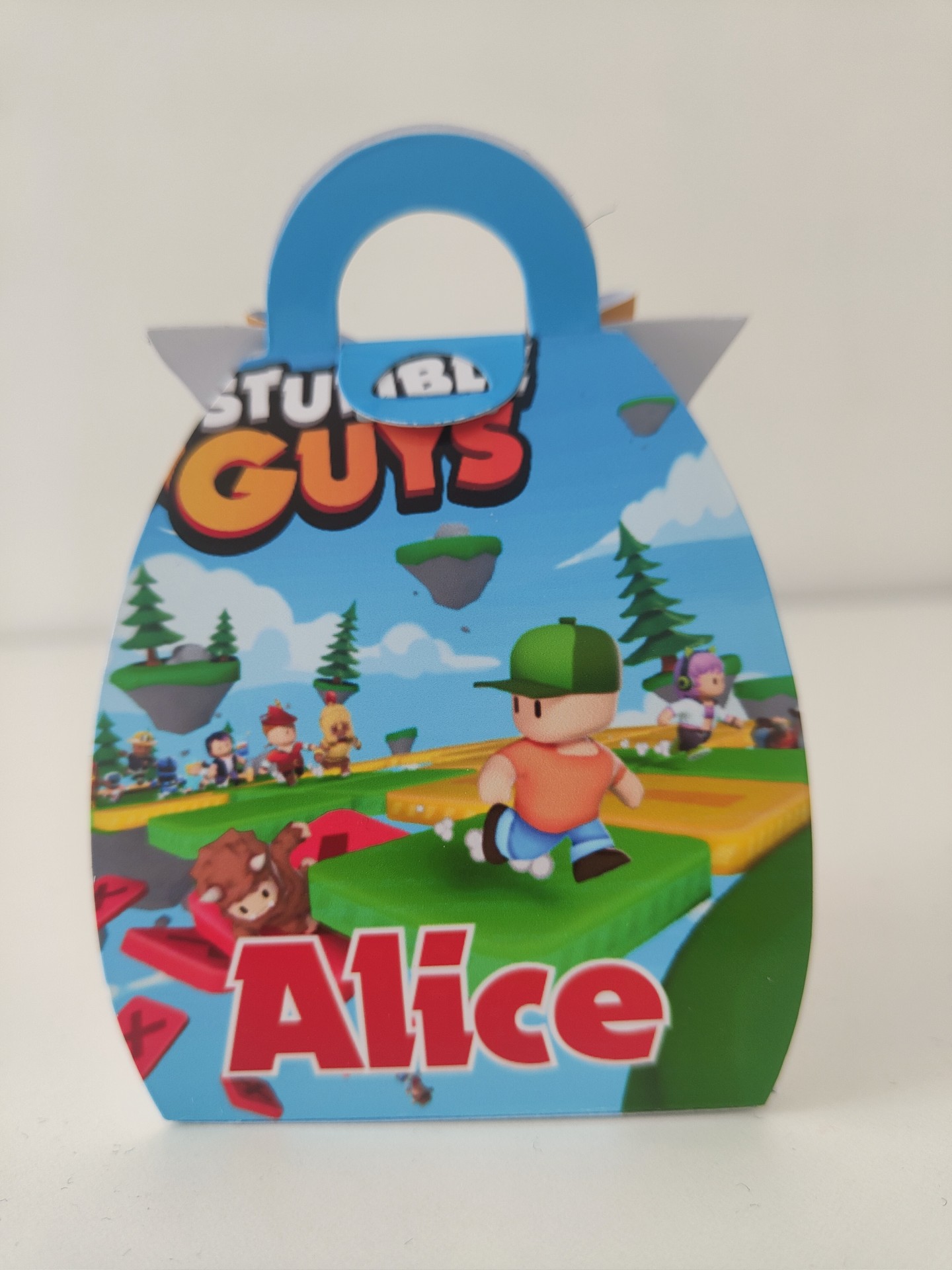 scatoline personalizzate porta ovetto kinder sorpresa regalini fine festa compleanno personalizzate stumble guys