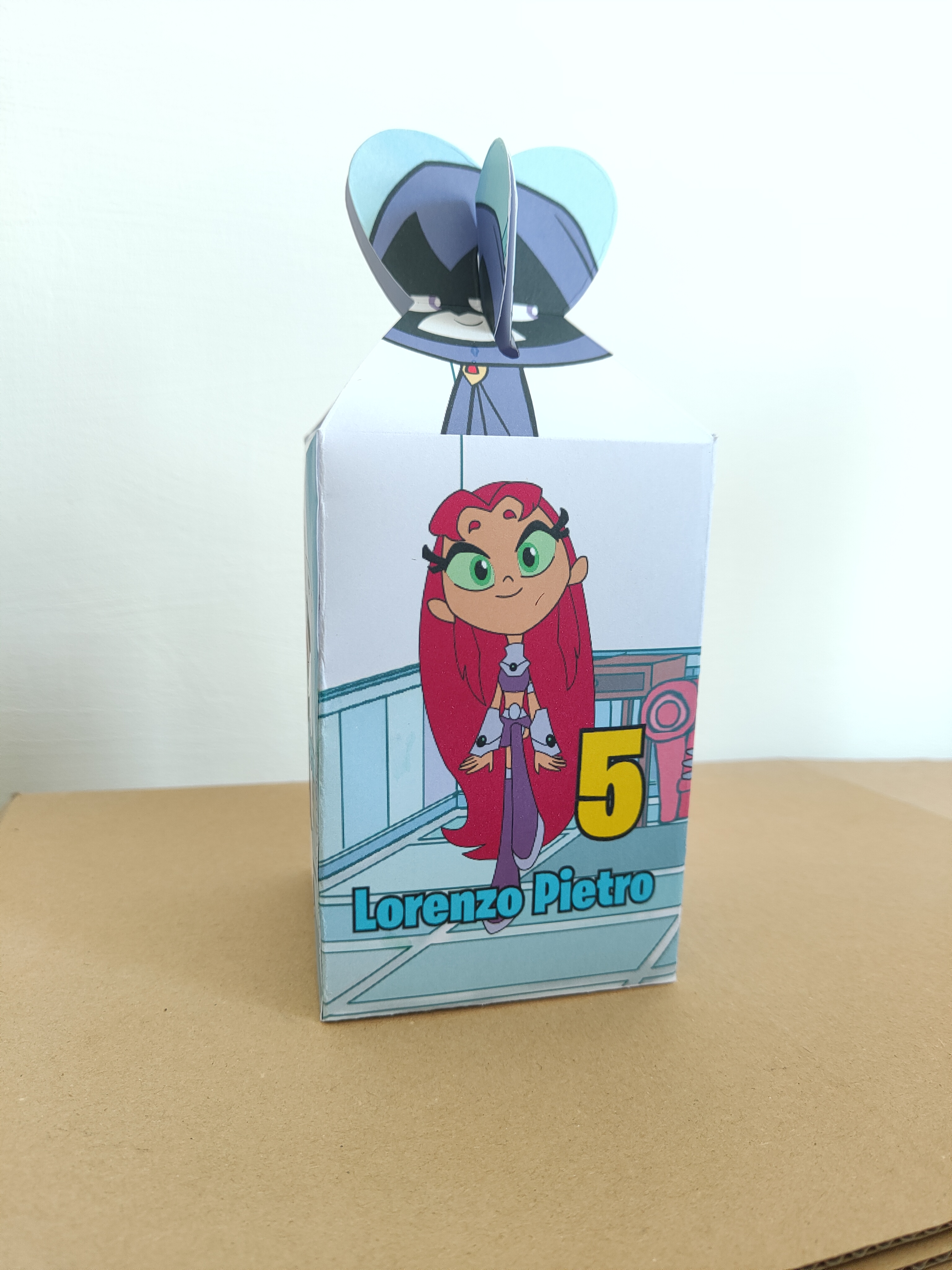 super grande scatola teen titans go mezzo happy meal porta merenda personalizzabile