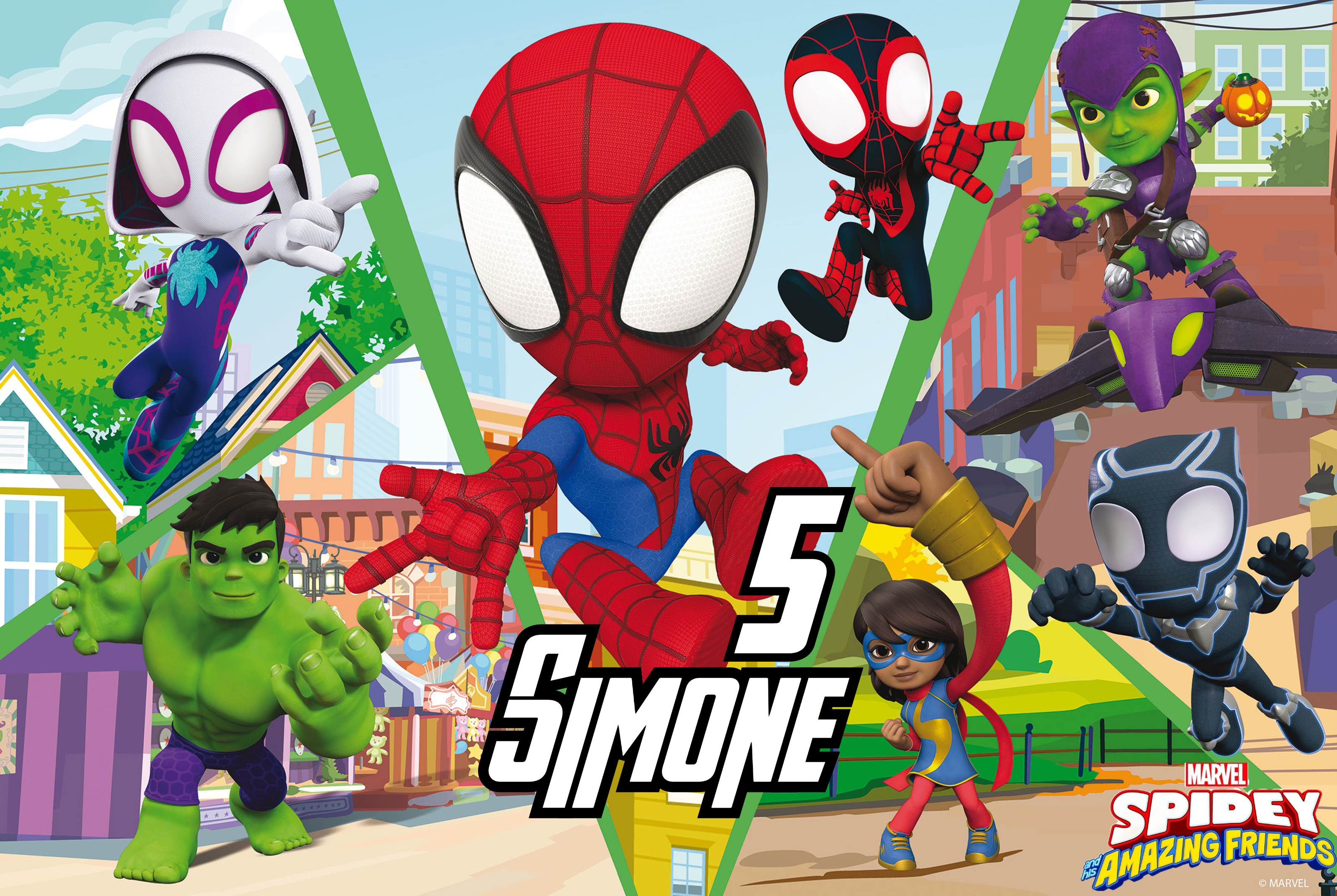 etichette adesive bolle di sapone spidey fantastici amici personalizzate con nome
