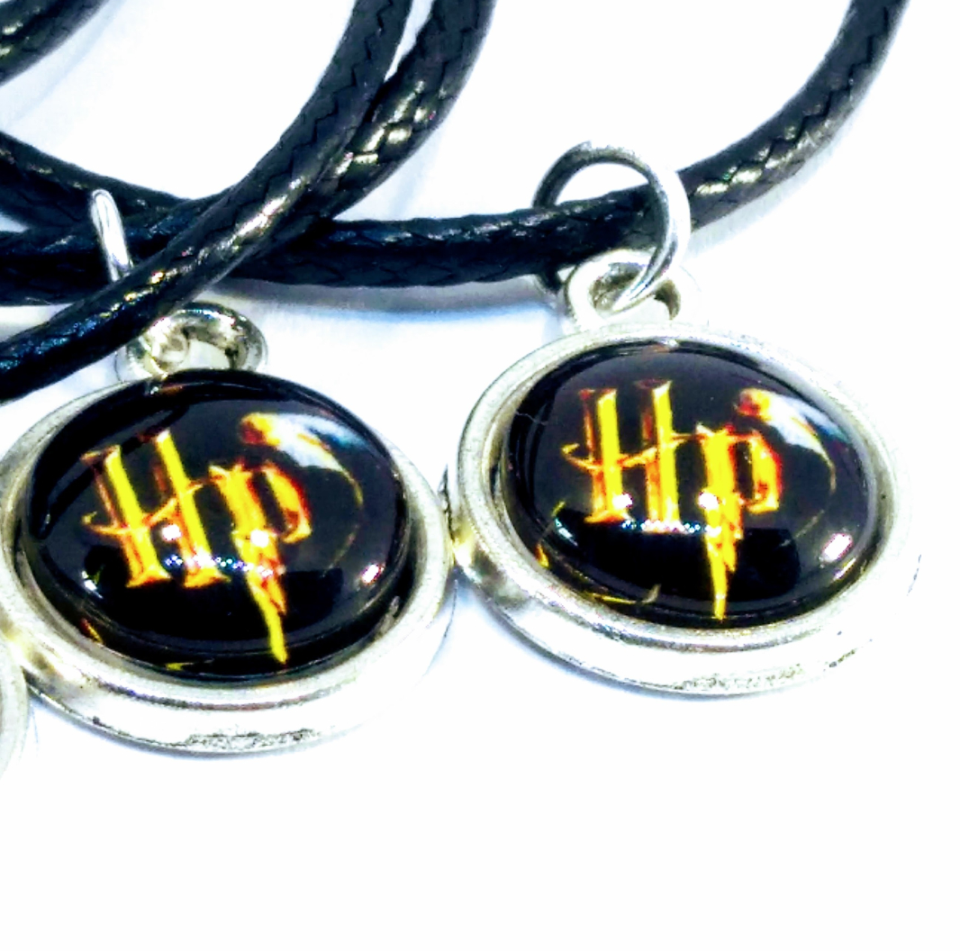 Collanine ciondolo cabochon personalizzabili regalini festa harry potter