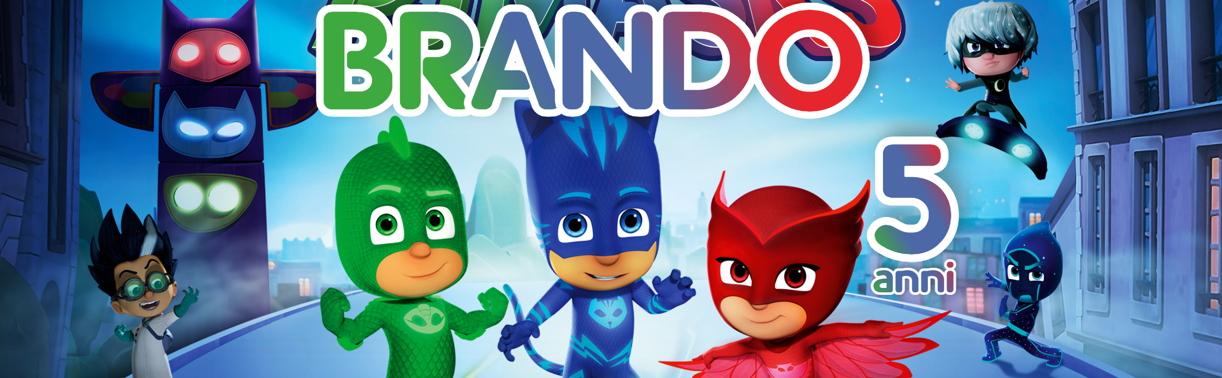 etichetta adesivi bottiglia acqua personalizza decorazione festa compleanno pj masks 