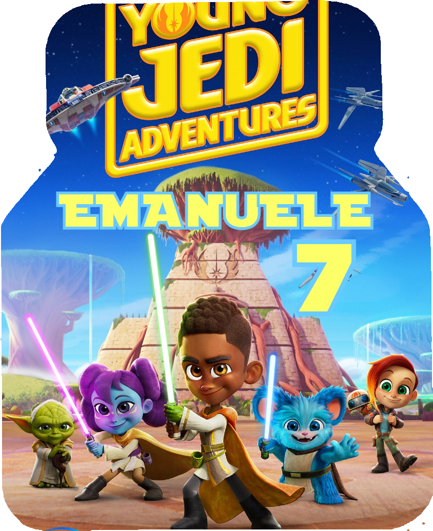 adesivi e scatoline nutellina star wars young jedi personalizza festa ciompleanno