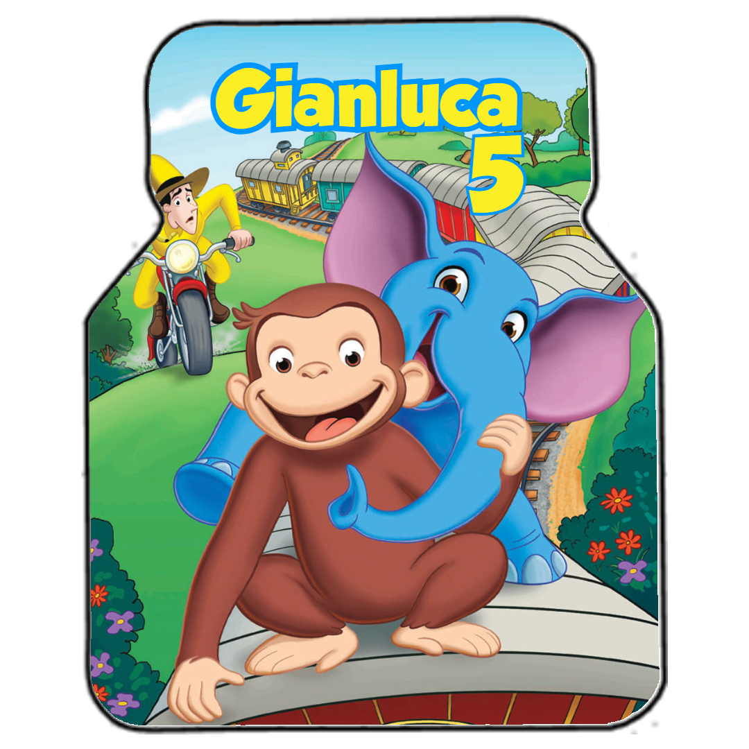 adesivi e scatoline nutellina mini nutella piccola vaschettina personalizza festa compleanno scimmietta curioso george