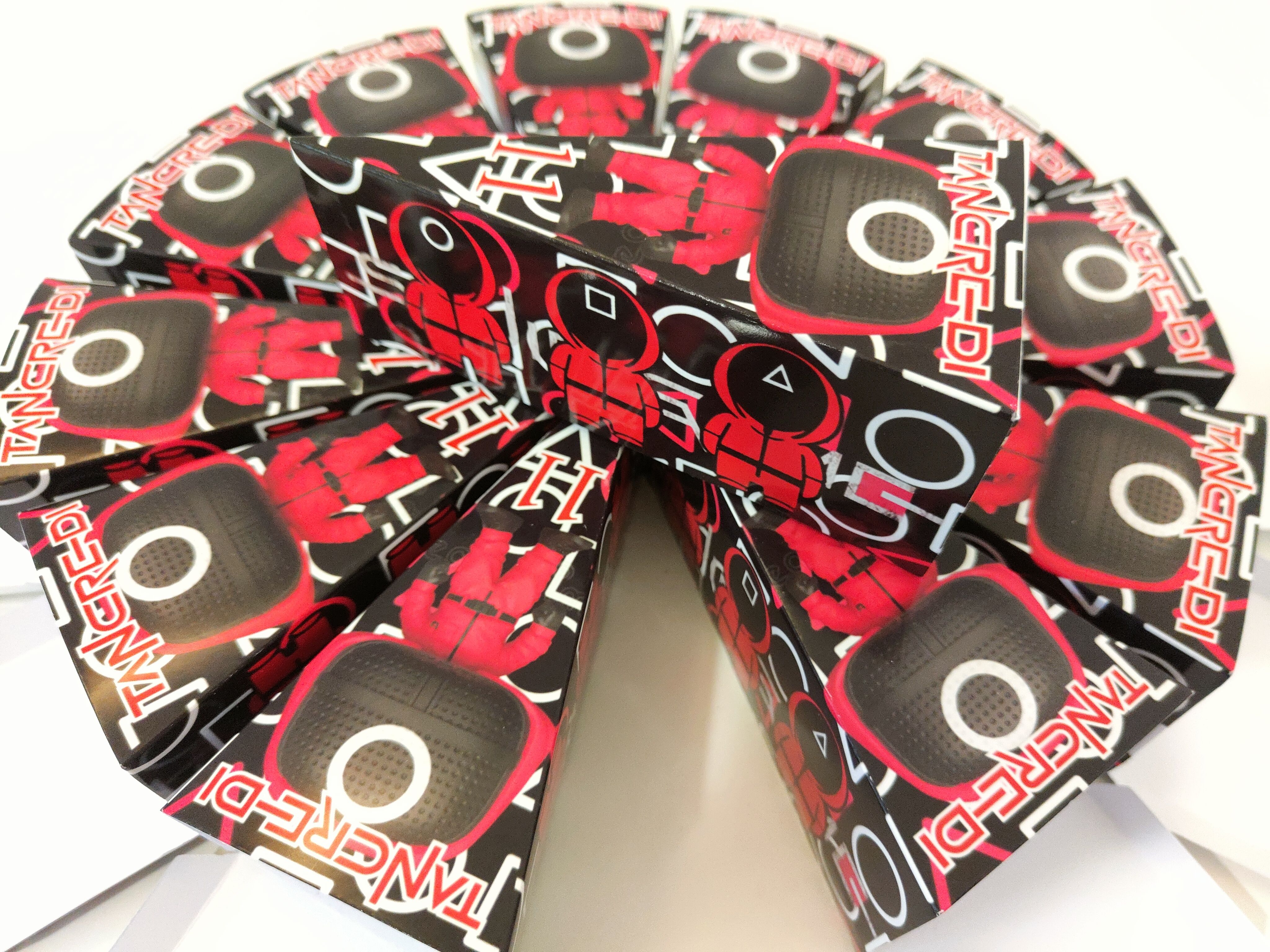 12 scatoline squid game fetta torta scenografica personalizza con nome (4)