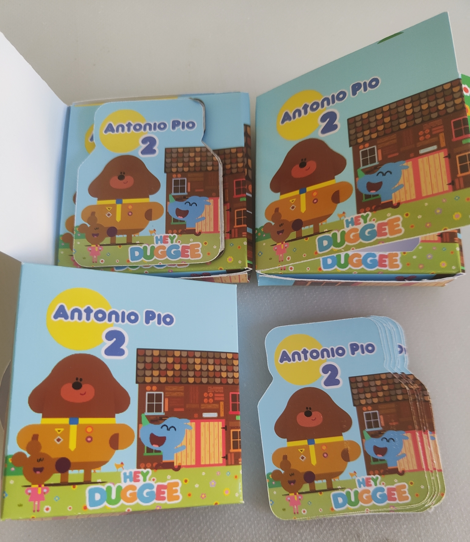 adesivi e scatoline nutellina mini nutella piccola vaschettina personalizza festa compleanno hey duggee