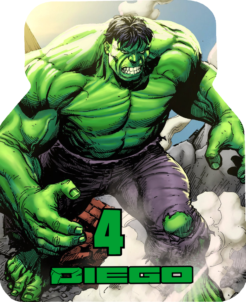 Scatoline e adesivi Nutellina personalizzata festa a tema Hulk