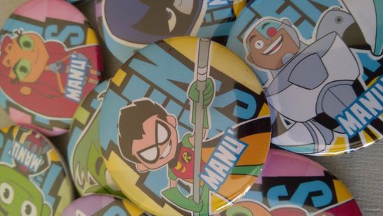 magneti frigo teen titans go personalizza calamite spille portachiavi collane specchietti segnalibro braccialetti puzzle regali fine festa