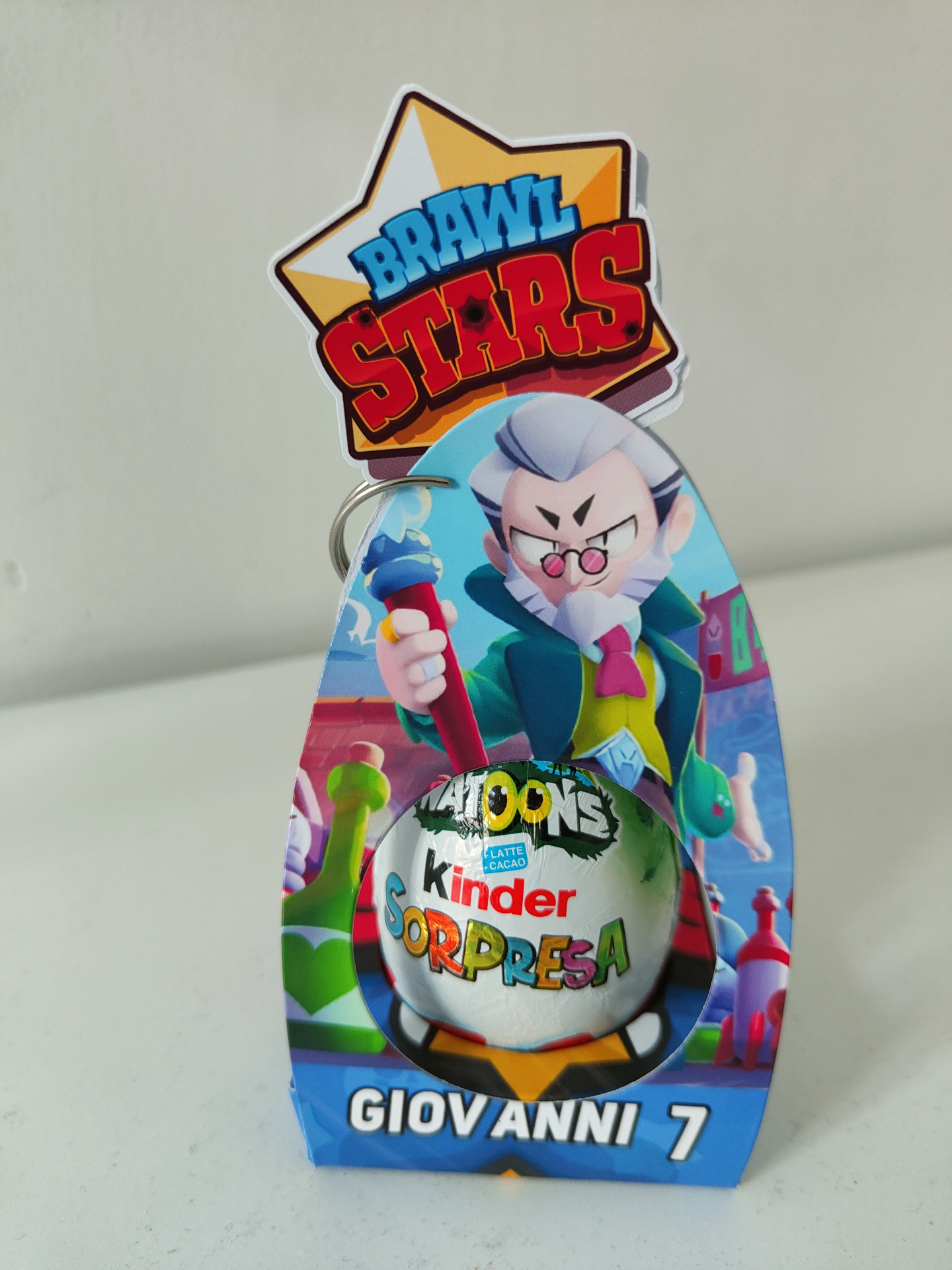 Scatola Ovetto Kinder Brawl Stars personalizza regali festa
