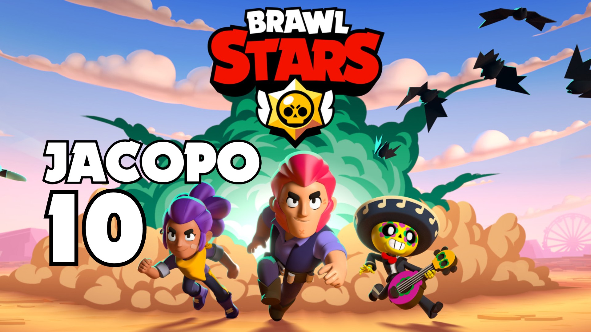 etichette adesive bolle di sapone Brawl Stars personalizzabili