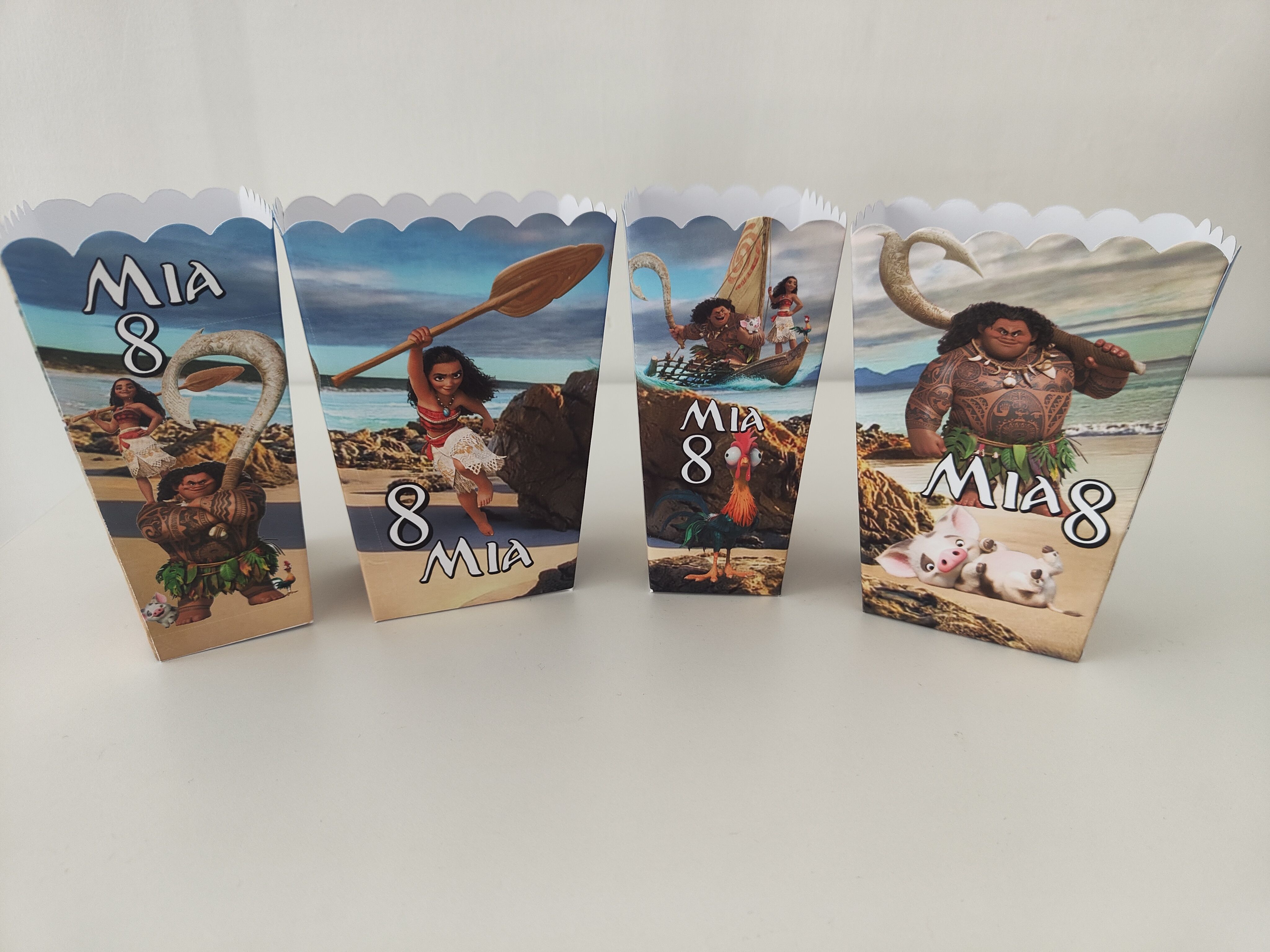scatoline popcorn oceania vaiana personalizza festa compleanno