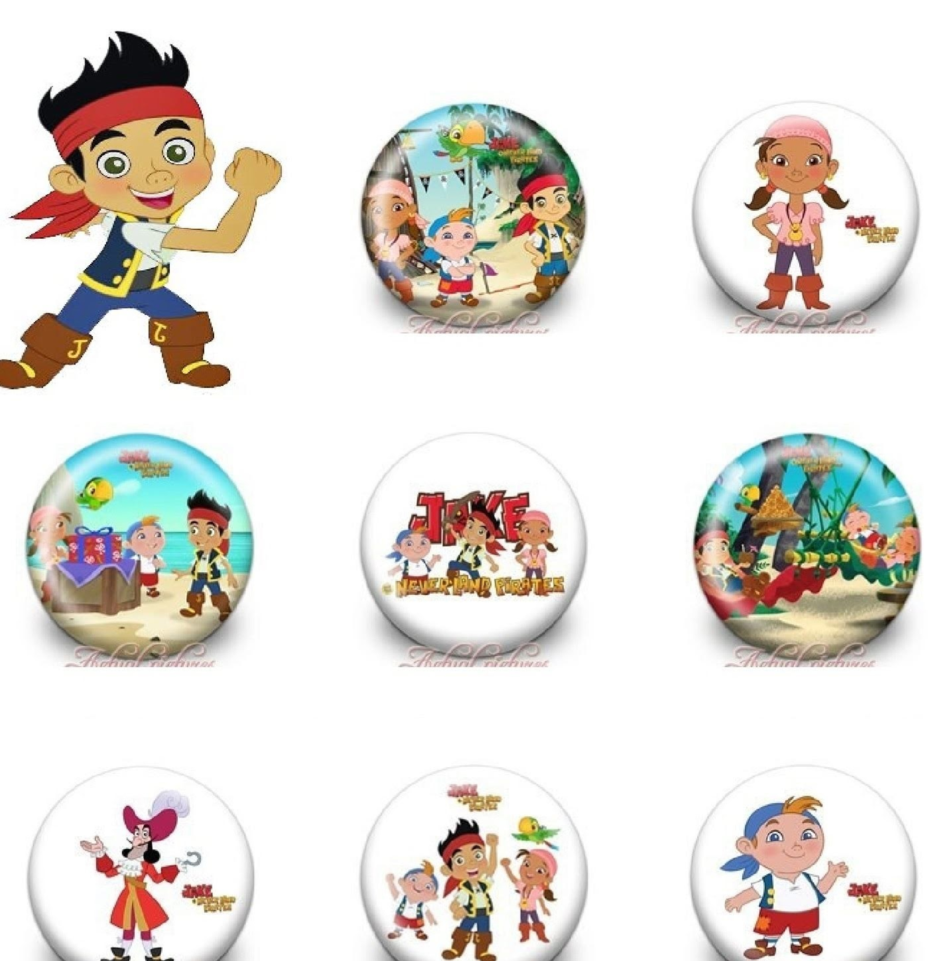 magneti personalizzabili regalini fine festa compleanno bambini pirati