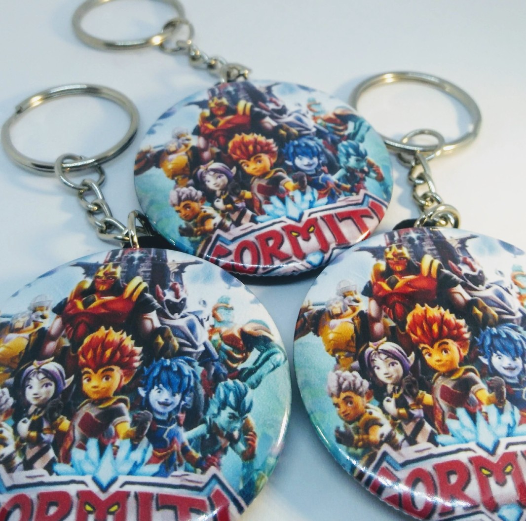 portachiavi zaino scuola personalizzati personalizzabili regalini fine festa compleanno a tema gormiti
