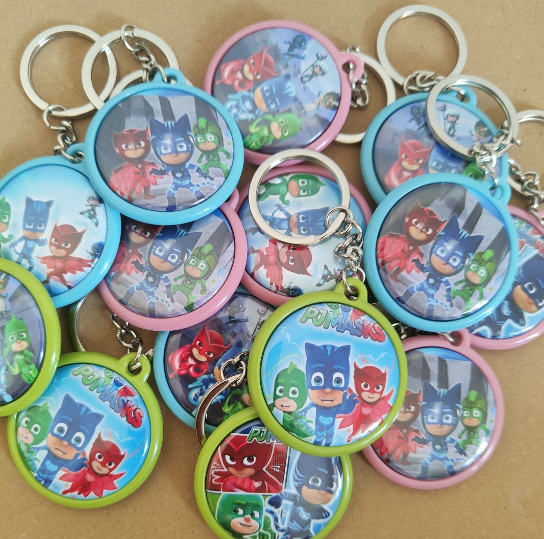 portachiavi zaino scuola personalizzati personalizzabili regalini fine festa compleanno a tema pj masks