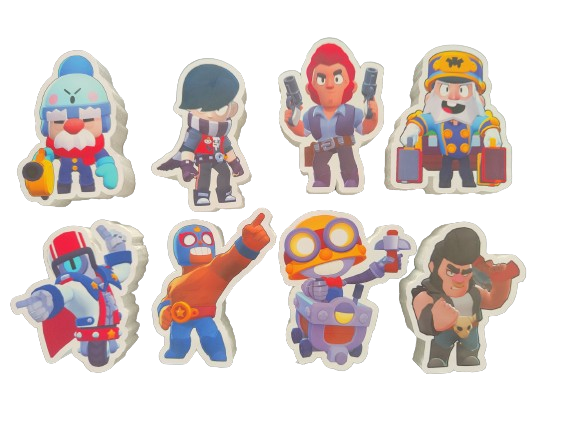 sagome polistirolo personalizzate brawl stars statuine torte scenografiche topper cake (2)