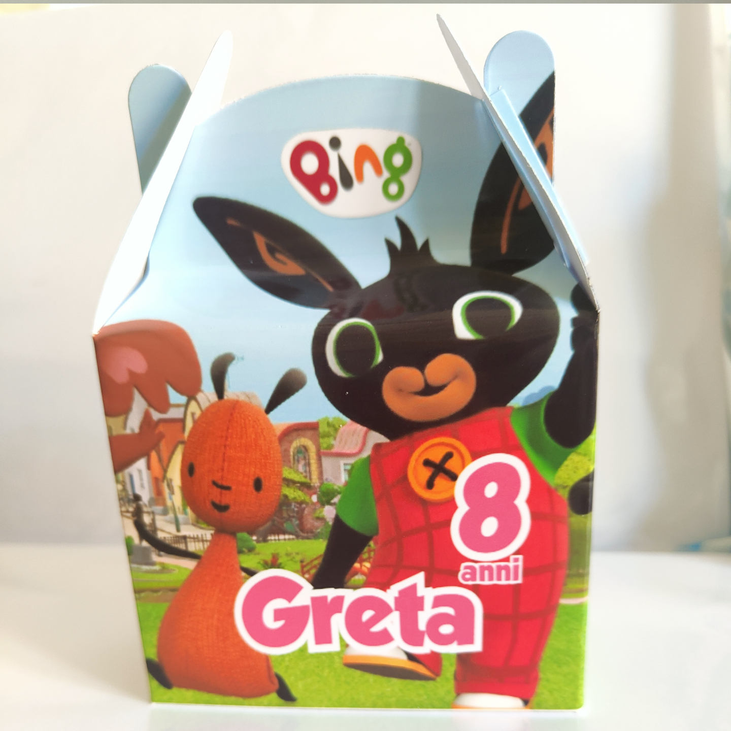 Scatoline Bing personalizza addobbi decorazioni regalini fine festa compleanno