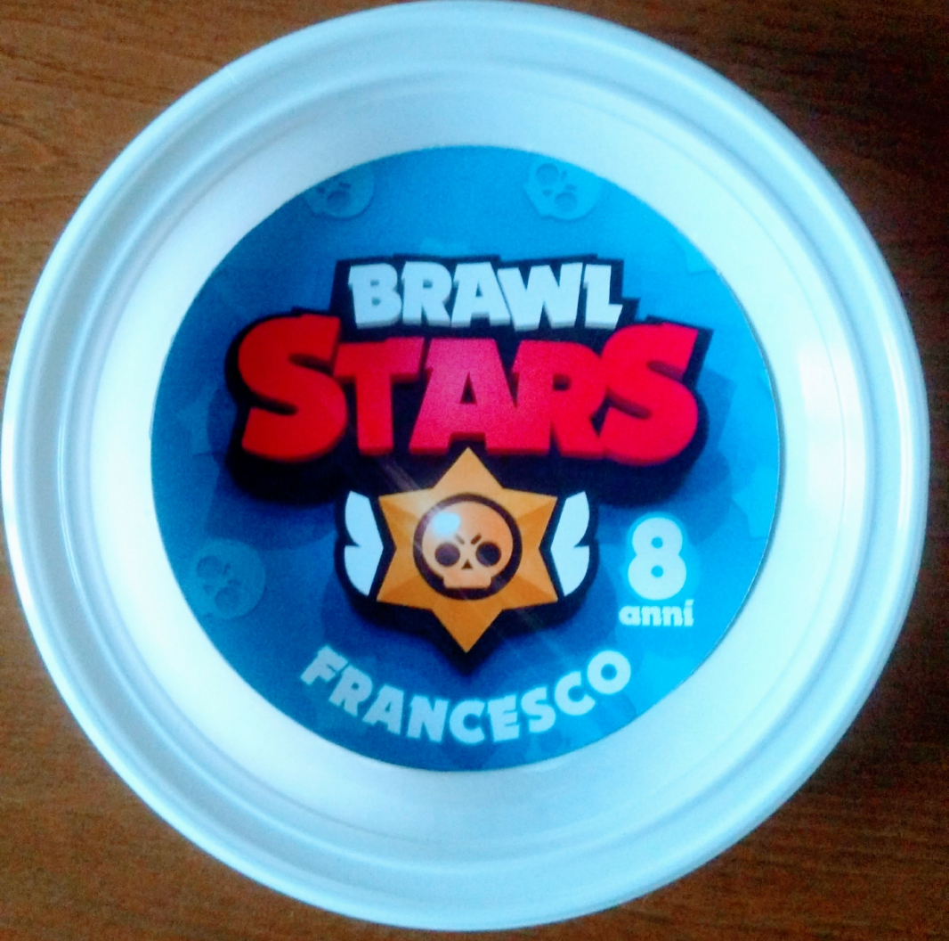 dischi tondi inserire nei piatti personalizzati kit festa compleanno addobbi decorazioni brawl stars