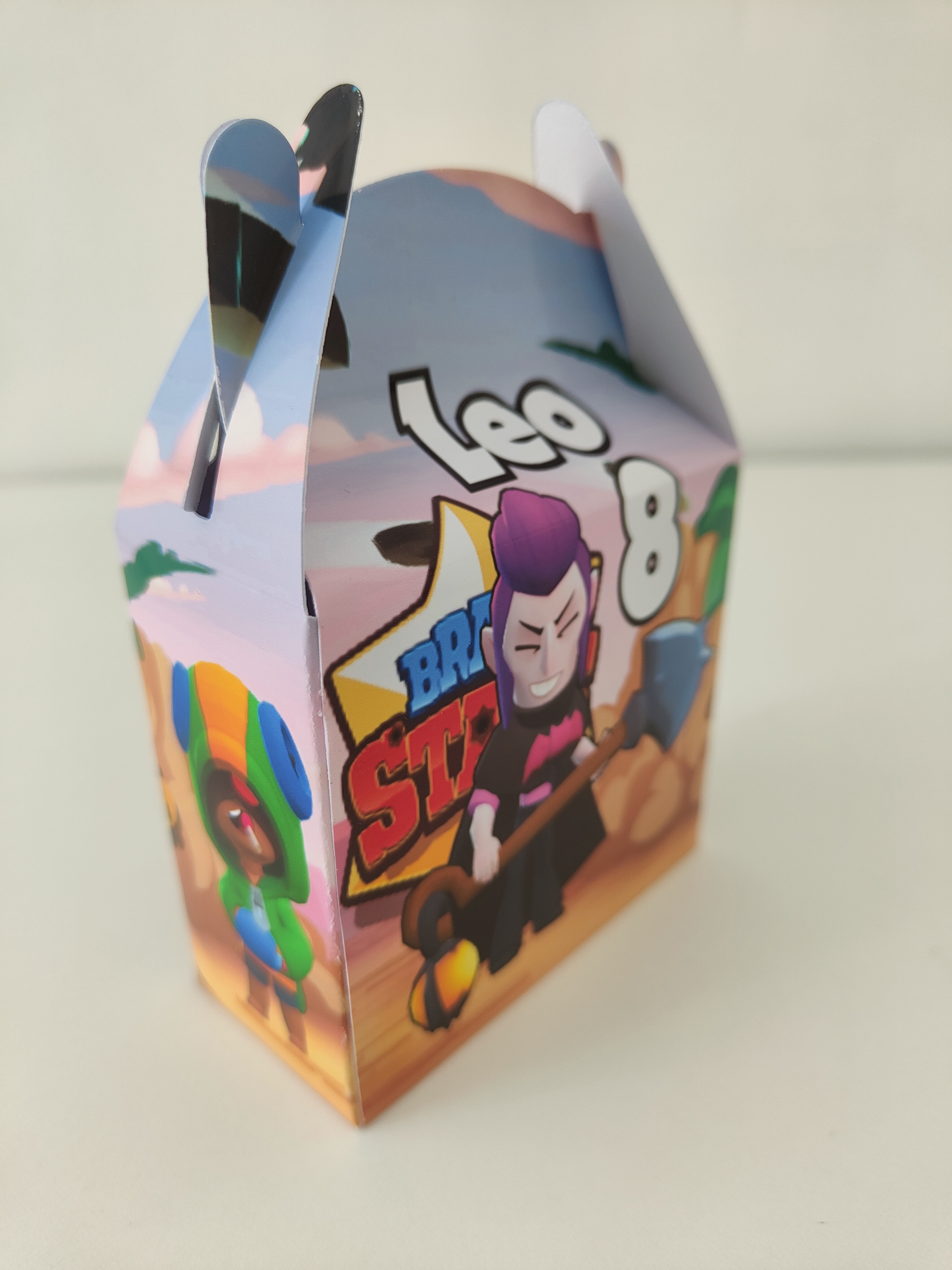Scatole personalizza porta confetti gadget regali fine festa brawl stars