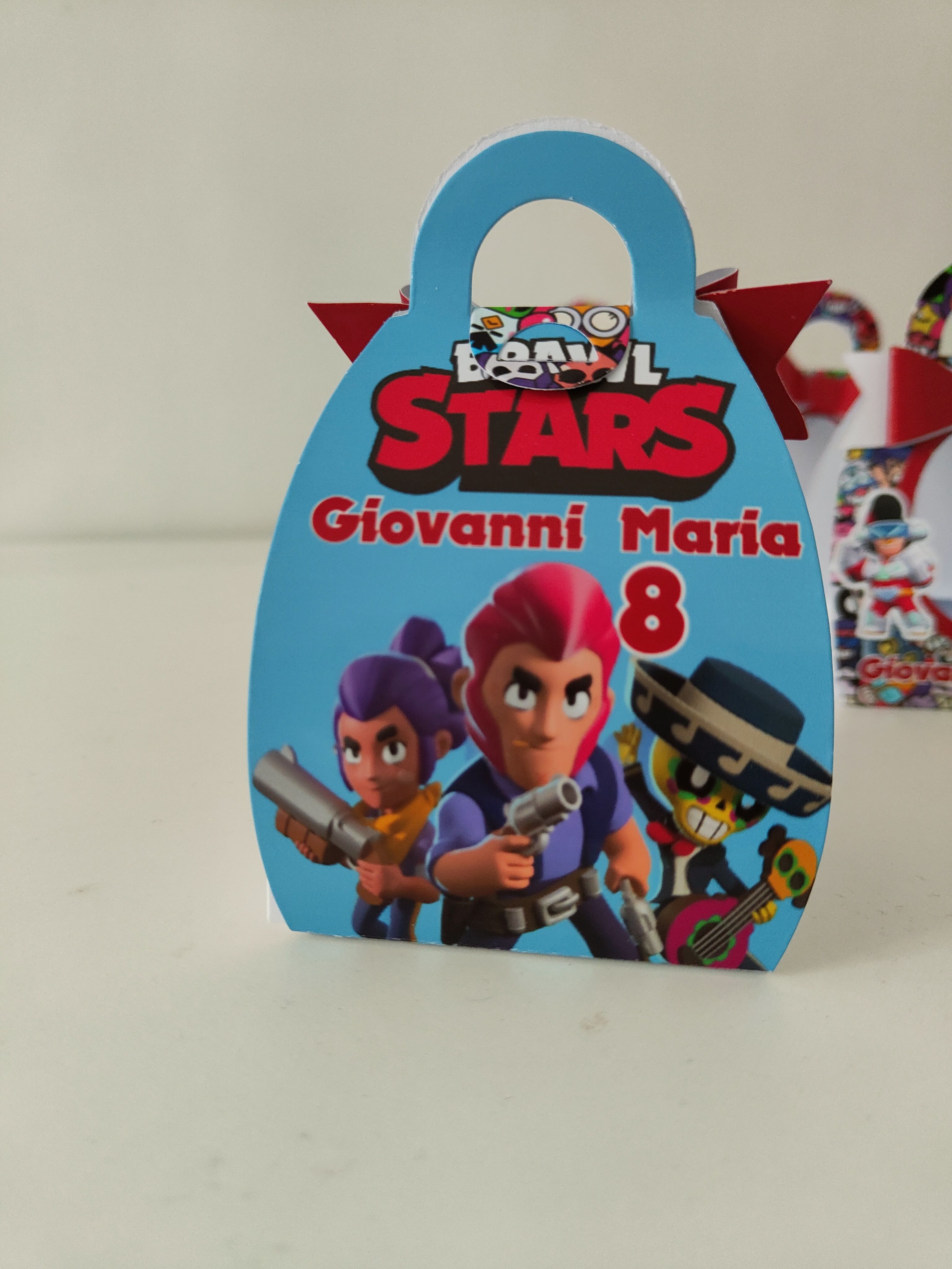 scatoline porta ovetto kinder personalizzate festa compleanno brawl stars