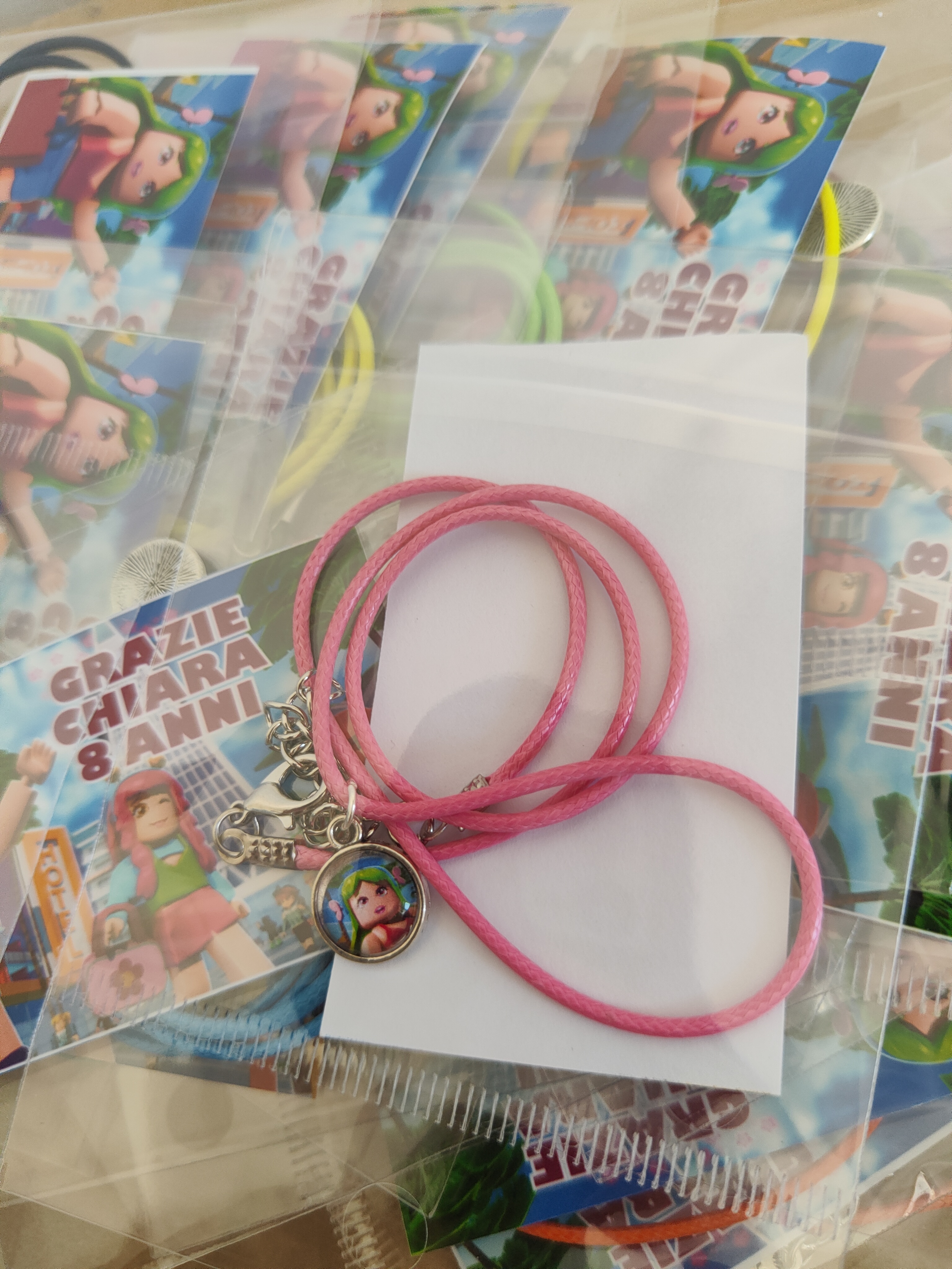 collanine ciondolo cabochon personalizzato roblox regalini fine festa compleanno 