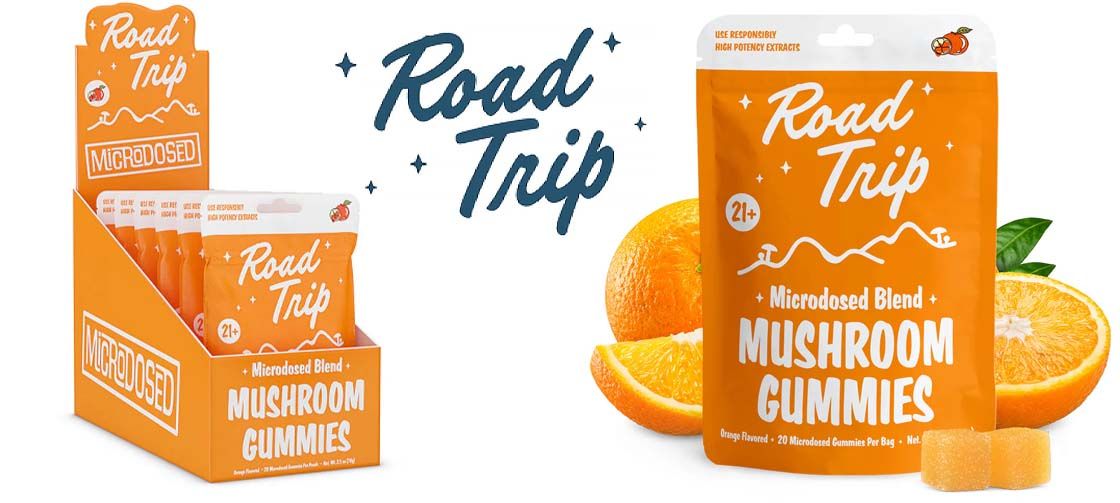 Road Trip Mushroom Gummies Microdosed