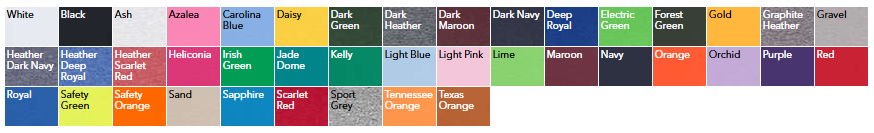 G800 COLORS