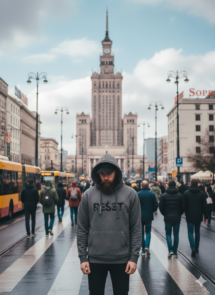 Bluza z kapturem reset