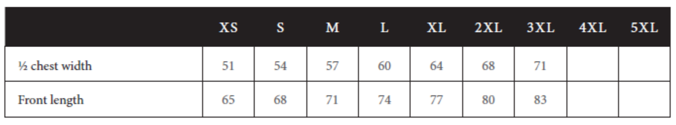 Shop 1 maattabel Tj1160 png