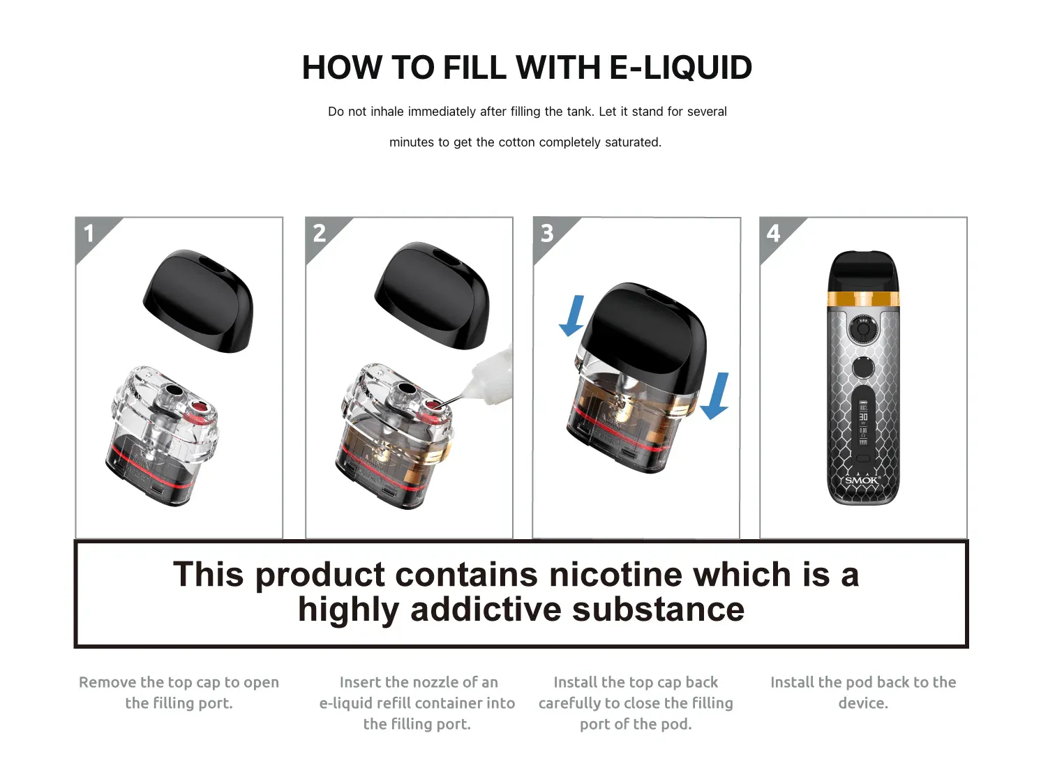 SMOK Novo 5 Yedek Pod Kartuş 0.7 ohm
