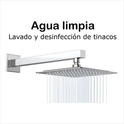 Lavado y desinfección de tinacos