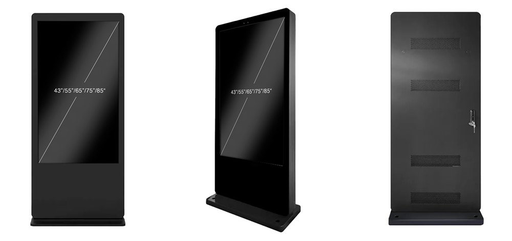 Abmessungen von Outdoor-Stele