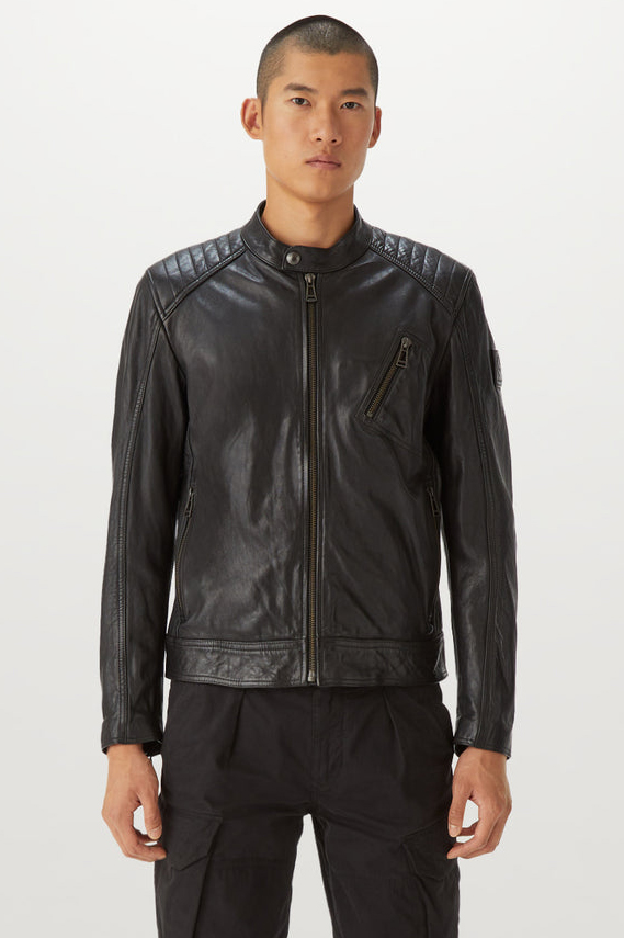 BELSTAFF LEDERJACKE V RACER
