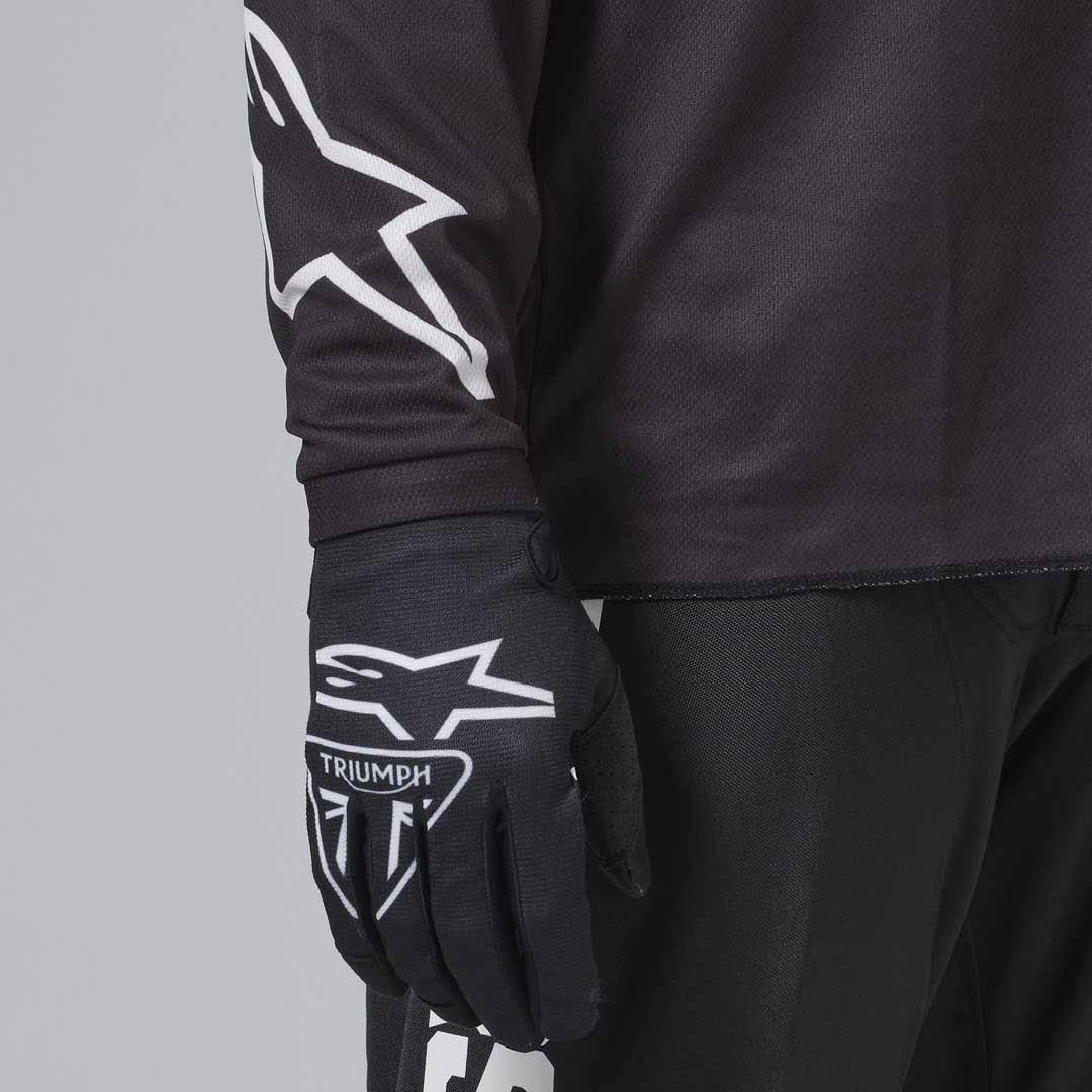 Triumph X Alpine Stars Radar Motocross MX Glove - MGVS22907