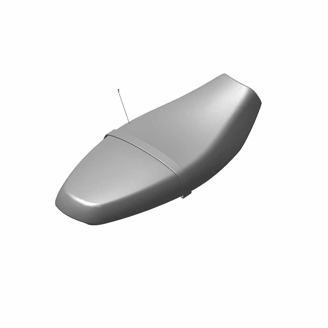 What's In The Box Triumph Speed Twin 1200 RS Black Ribbed Bench Seat - A9700670