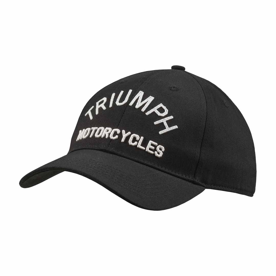 Triumph Shaw Embroidered Black Bone Baseball Hat - MCAS25204