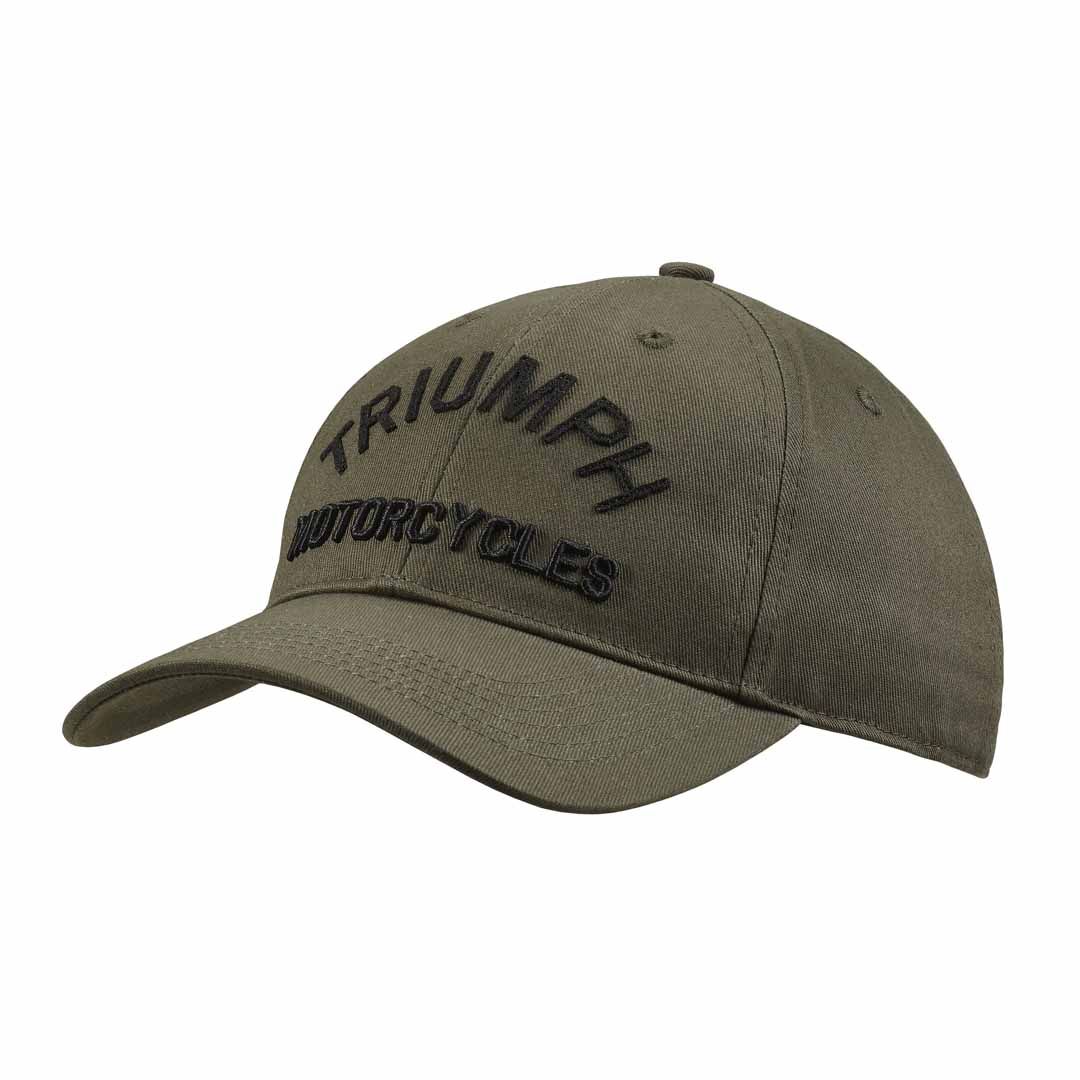 Triumph Shaw Embroidered Khaki Black Baseball Hat - MCAS25205