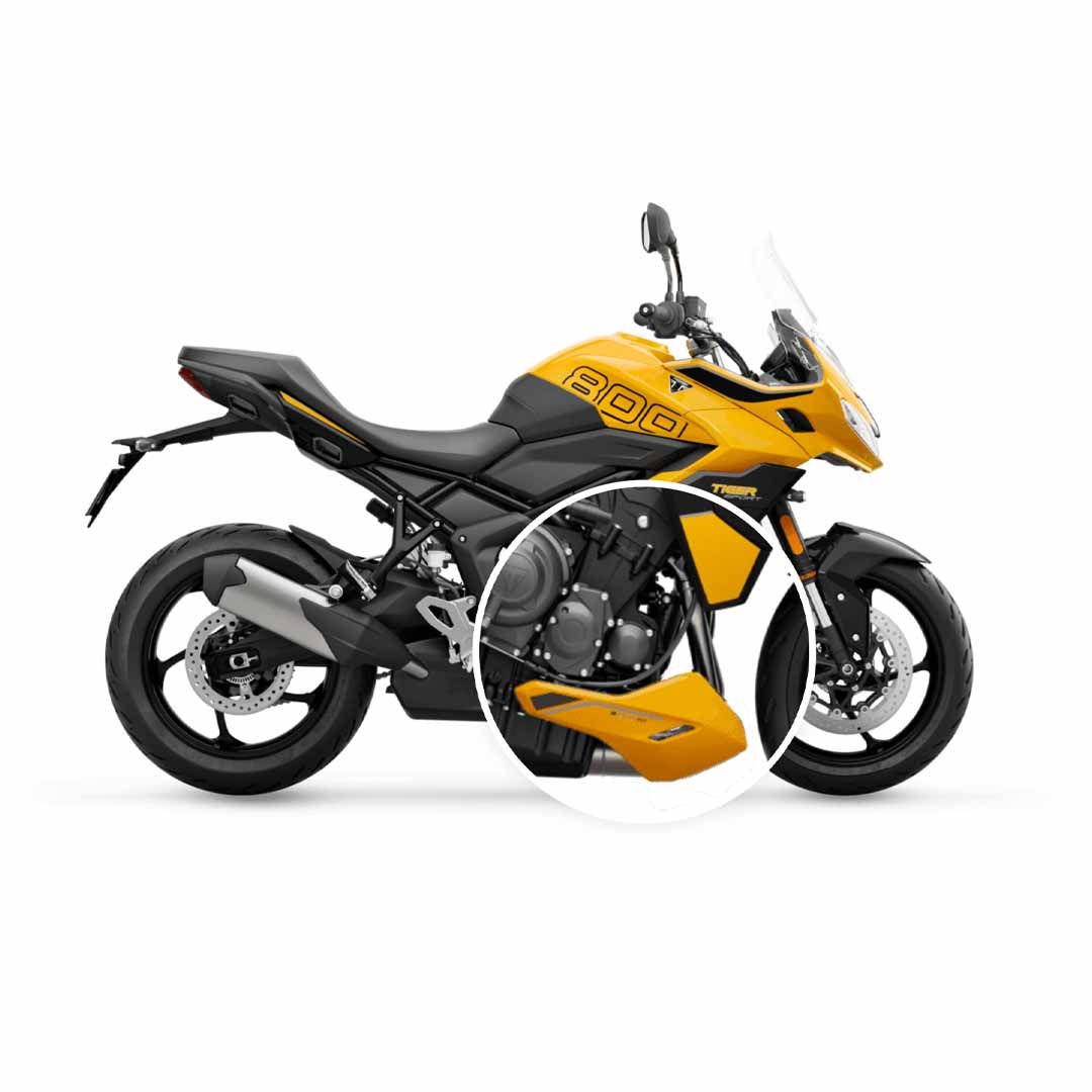 Triumph Tiger Sport 800 Color Coordinated Belly Pan Kit - A9701486