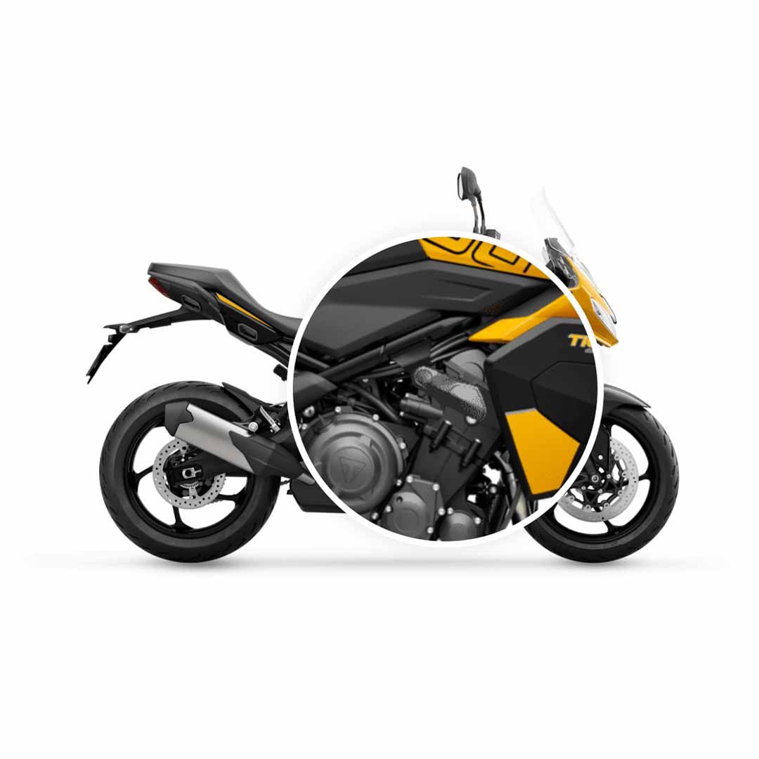Triumph Tiger Sport 800 Frame Slider Protector Kit - A9788161