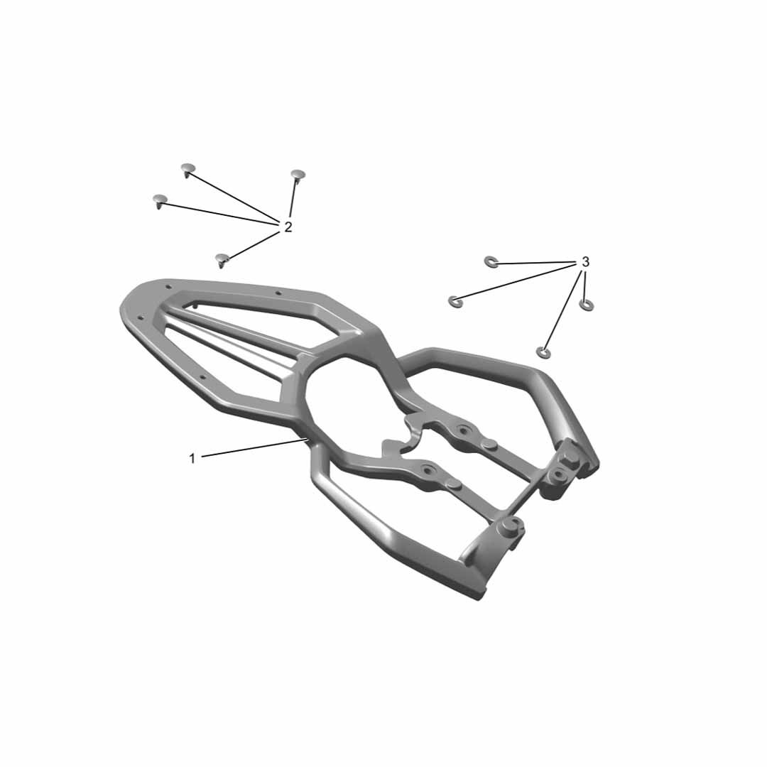 What's In The Box: Triumph Tiger Sport 660 800 Aluminum Luggage Rack - A9500919