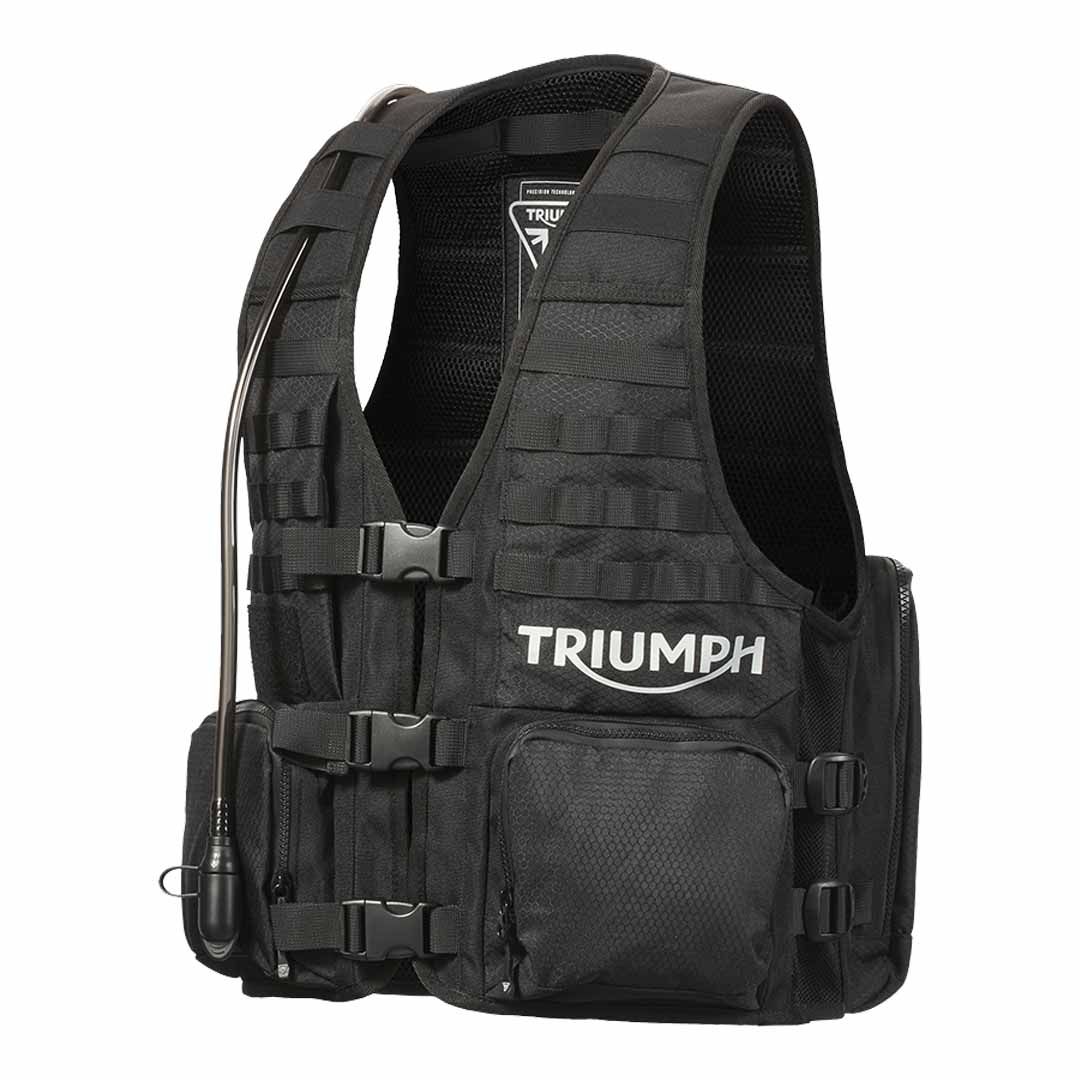 Triumph Tactical Black Riding Vest - MTES25007