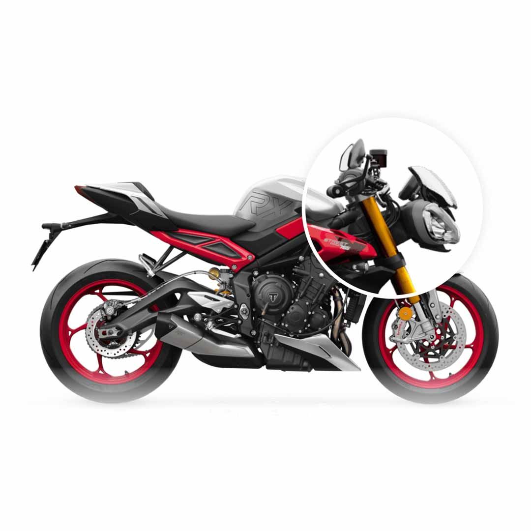 Triumph Street Triple 765 RX Flyscreen - A9708717-MS