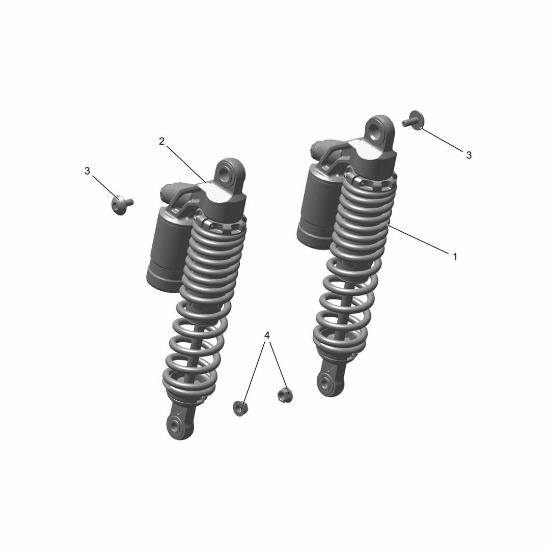 1x Air Suspension Rear Shock Absorber For Jaguar XJ XJ8 XJR