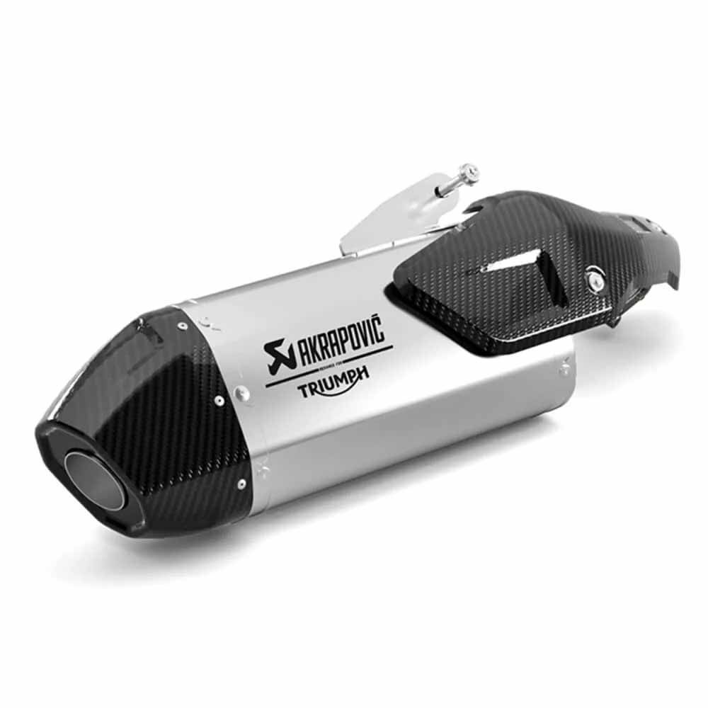 Triumph Tiger Sport 800 Akrapovic Exhaust Slip On Silencer Kit - A9605001