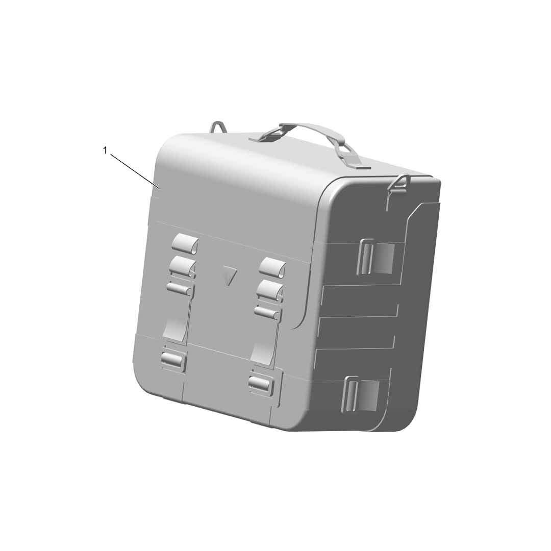 What's In The Box: Triumph Speed Twin 900 RHS Rugged Pannier Kit - A9518041