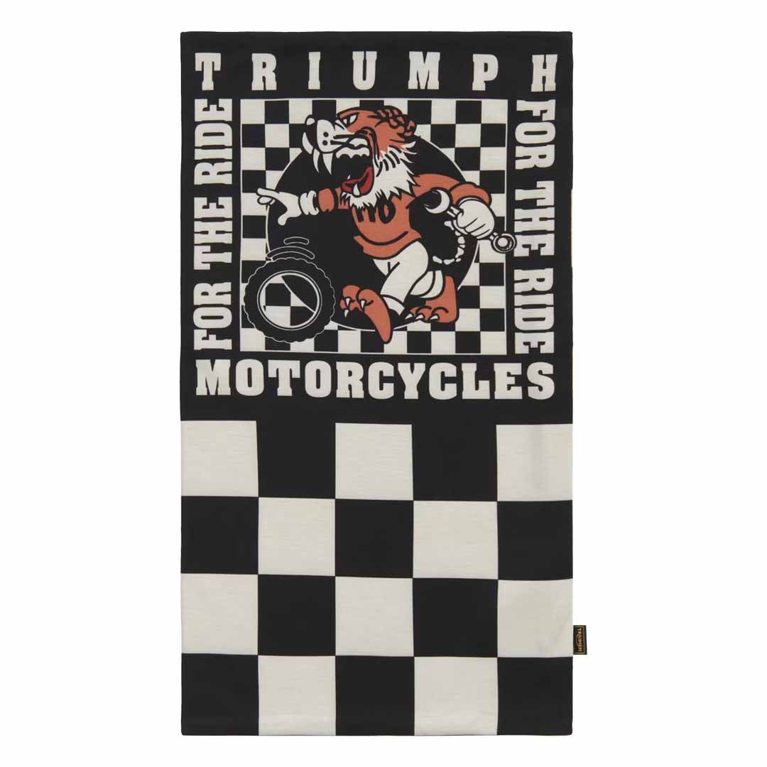 Triumph New Boots Checkered Tiger Neck Tube - MTUS26514