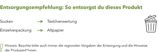 Socken Entsorgung Werbeartikel