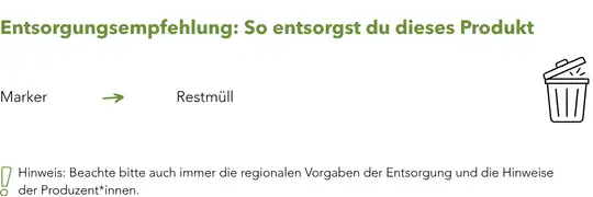 Marker Entsorgung Werbeartikel