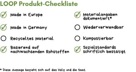 Bio-Kräuter-Pflanzenstäbchen mit Grauvr Werbemittel