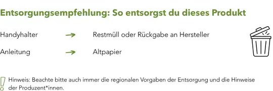 Entsorgung_Werbeartikel_Handyhalterung