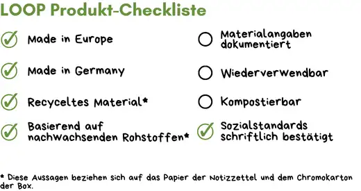 Notizzettel Werbeartikel Checkliste