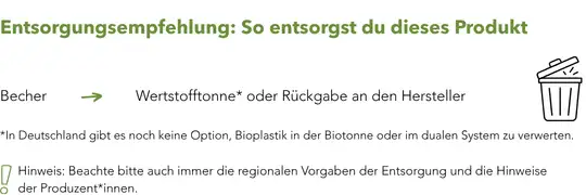Becher Werbeartikel Entsorgung
